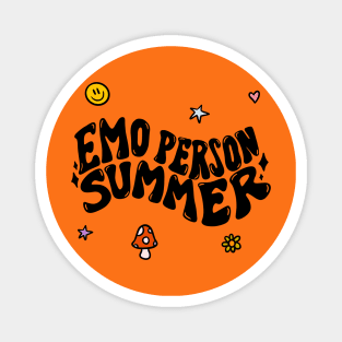 Emo Person Summer Magnet